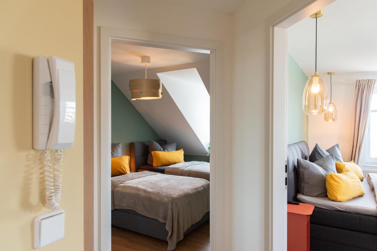 Bauhaus Apartment - Netflix, Nespresso, Zentral, Messe Chemnitz Esterno foto