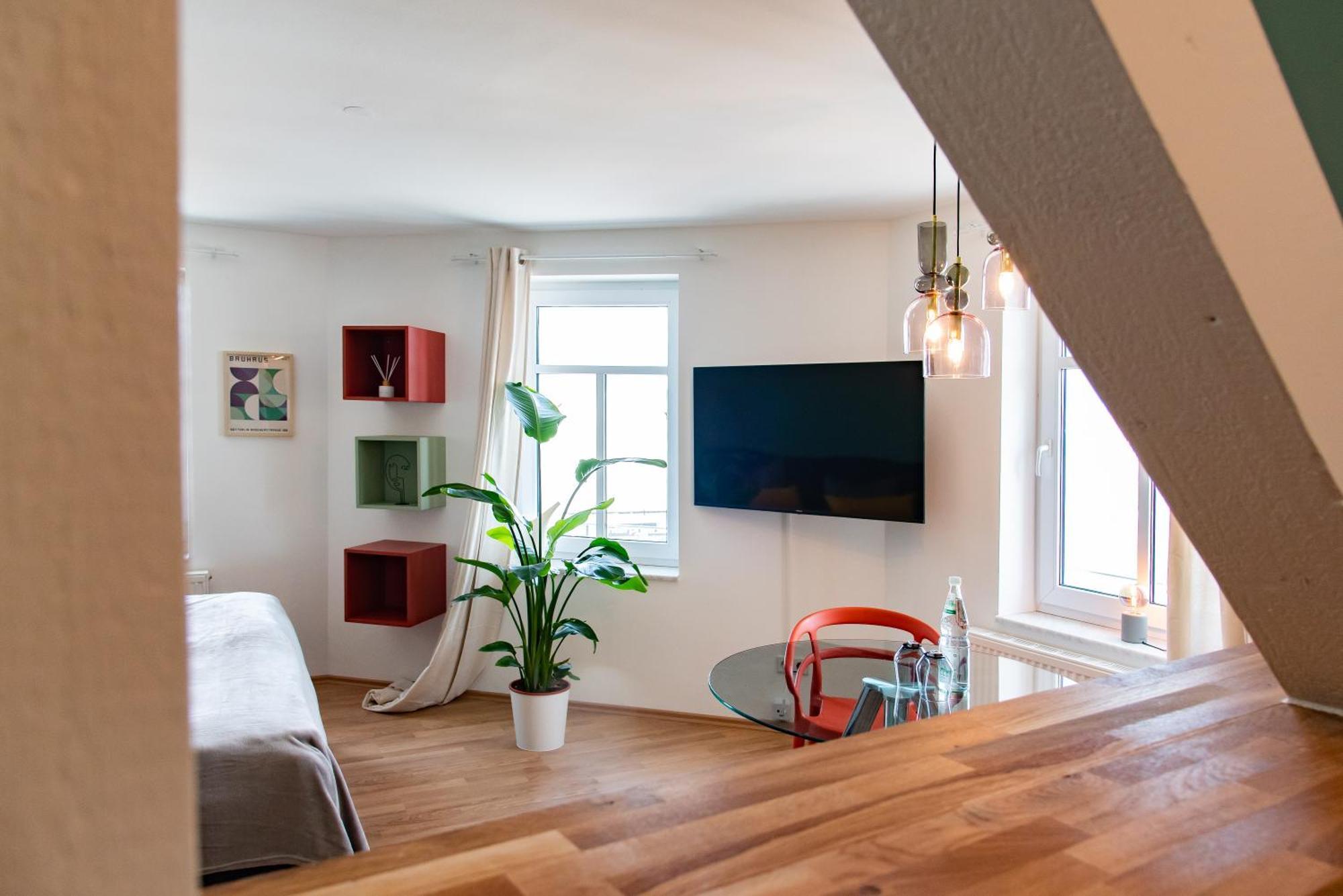 Bauhaus Apartment - Netflix, Nespresso, Zentral, Messe Chemnitz Esterno foto