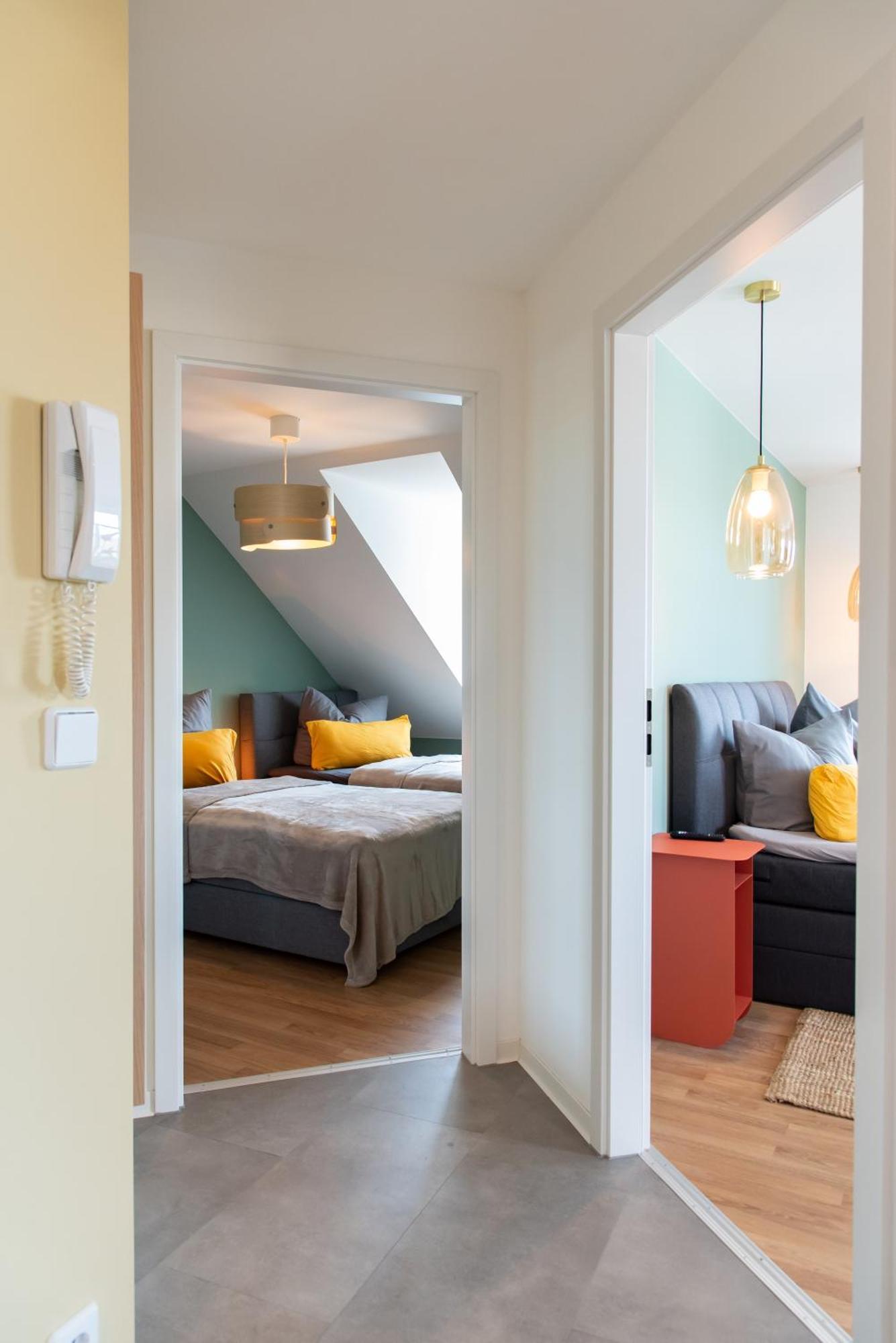 Bauhaus Apartment - Netflix, Nespresso, Zentral, Messe Chemnitz Esterno foto