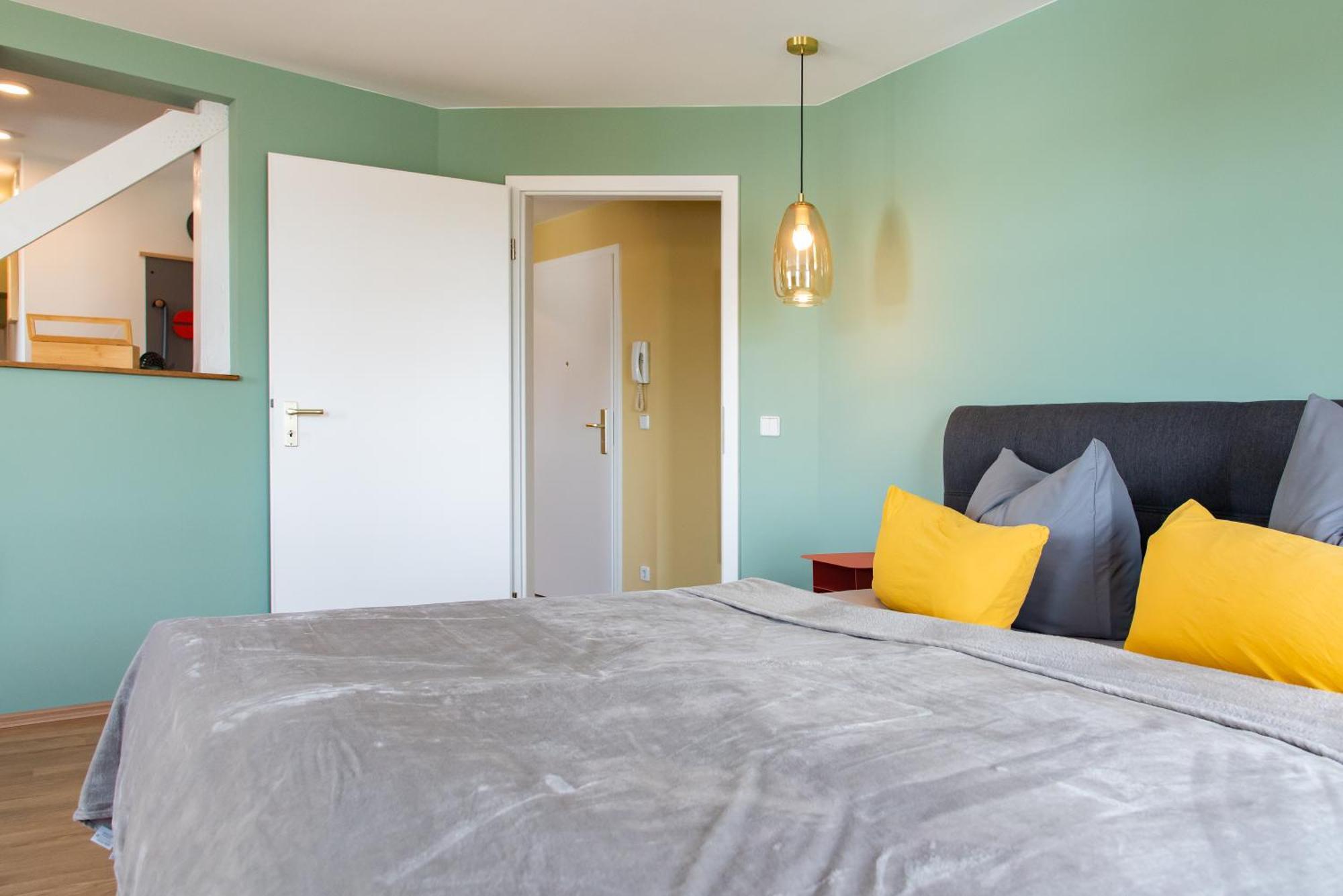 Bauhaus Apartment - Netflix, Nespresso, Zentral, Messe Chemnitz Esterno foto