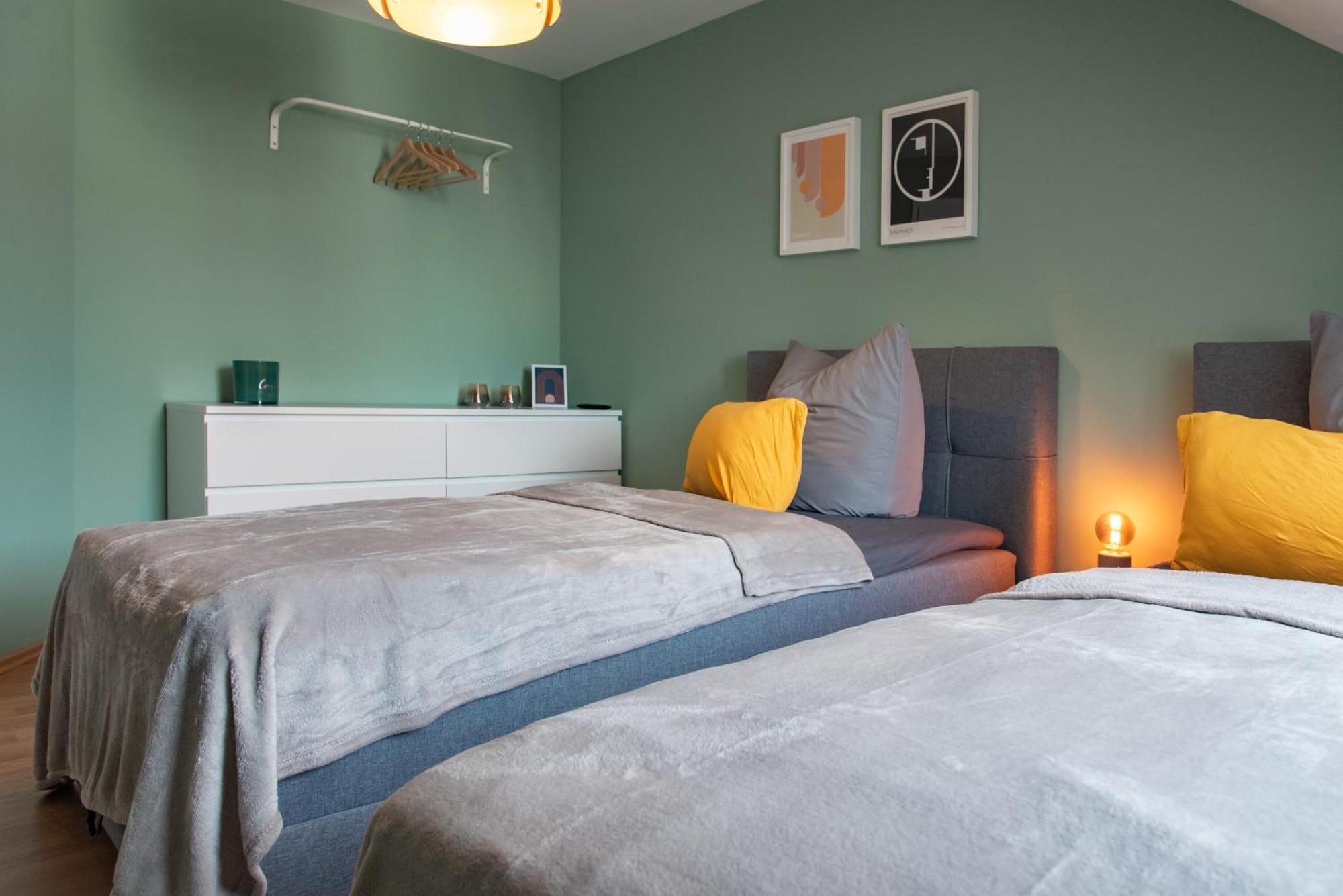 Bauhaus Apartment - Netflix, Nespresso, Zentral, Messe Chemnitz Esterno foto
