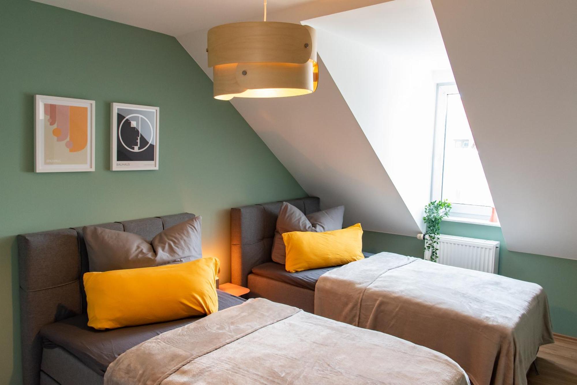Bauhaus Apartment - Netflix, Nespresso, Zentral, Messe Chemnitz Esterno foto